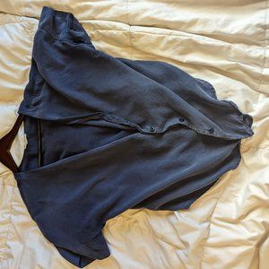 Vetta Tie in Front Button Up